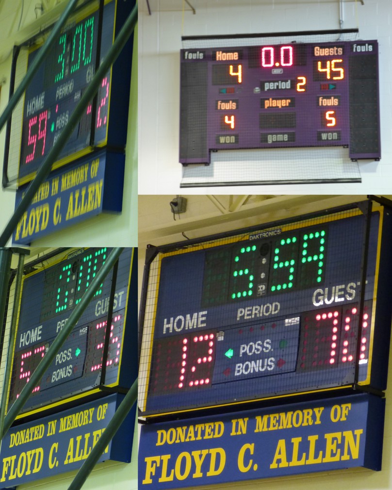 2016-04-03 Oneonta AAU Tournament Scoreboards
